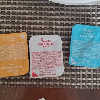 Chick-fil-A - 3 lil' sauces for 30 nuggets :( - Fast Food Near Me - Torrance, California