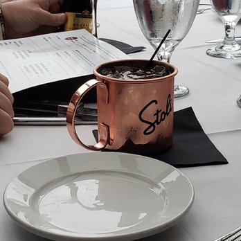 River's Bend - Strawberry mule. - Seafood Near Me - Green Bay, Wisconsin River's Bend - Strawberry mule. - Seafood Near Me - Green Bay, Wisconsin