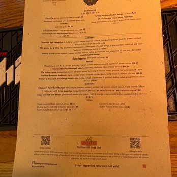 The Paper Mill - Menu - British Near Me - Hemel Hempstead, HRT