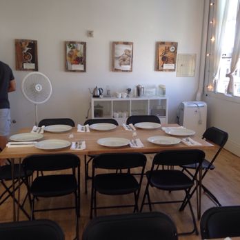 Feastly - One of 3 tables for guests  . - Personal Chefs Near Me
