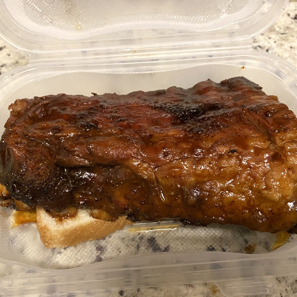 Bon-Fire Outdoor Charcoal Grill - 1/2 Rack Smoked Baby Back Ribs with 2 Sides - Barbeque Near Me - Halethorpe, Maryland Bon-Fire Outdoor Charcoal Grill - 1/2 Rack Smoked Baby Back Ribs with 2 Sides - Barbeque Near Me - Halethorpe, Maryland