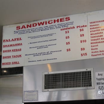 Oasis - price list - Middle Eastern Near Me - Brooklyn, New York