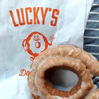Lucky's Doughnuts - Vanilla Glazed Old Fashioned - $3 - Donuts Near Me - Vancouver, British Columbia Lucky's Doughnuts - Vanilla Glazed Old Fashioned - $3 - Donuts Near Me - Vancouver, British Columbia