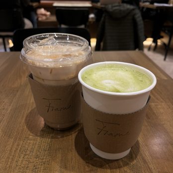 Frame Coffee - Matcha latte & latte - Coffee & Tea Near Me - New York, New York
