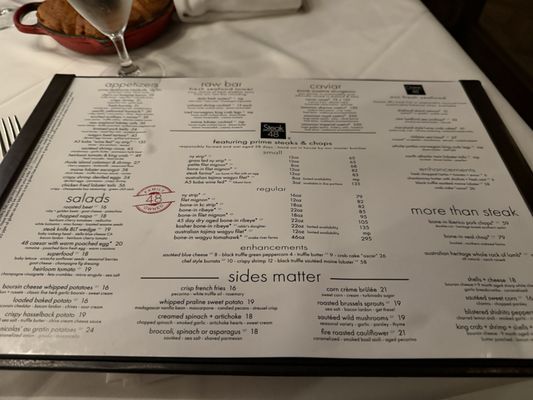 Menu photo 4 Steak 48 Beverly Hills, CA