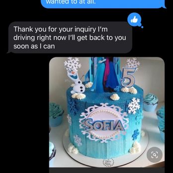 Lori's Custom Cakes - a frozen birthday cake - Custom Cakes Near Me Lori's Custom Cakes - a frozen birthday cake - Custom Cakes Near Me