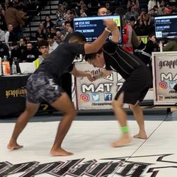 Reason Jiu Jitsu Club - AJ polder Coaching me in competition Grappling X