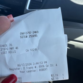 Chase 76 - Gas Stations Near Me - Lost Hills, California