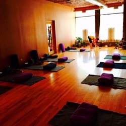 Chi-Town Shakti Yoga + Meditation - Prep for a Restorative Workshop in our studio space.