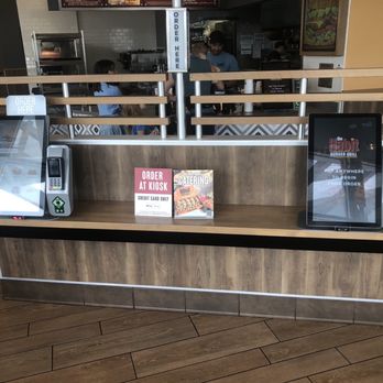 Habit Burger & Grill - These order kiosks are the first thing at the entrance, but you can also order with a person as well - Burgers Near Me - Azusa, California Habit Burger & Grill - These order kiosks are the first thing at the entrance, but you can also order with a person as well - Burgers Near Me - Azusa, California