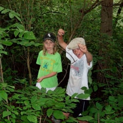 Timber Trails RV Park - Playing in the woods