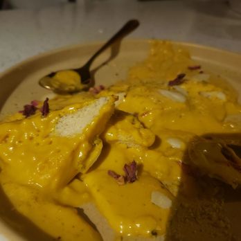 Spice Bazaar - Modern Indian Dining - Shahi Tukda served to us that day - Raw bread under the rabri - Indian Near Me - Westfield, New Jersey Spice Bazaar - Modern Indian Dining - Shahi Tukda served to us that day - Raw bread under the rabri - Indian Near Me - Westfield, New Jersey