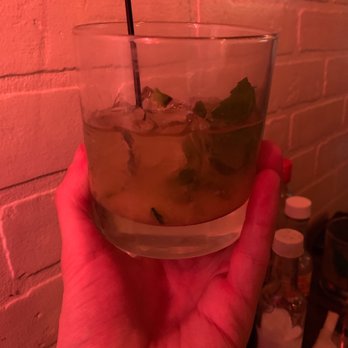 Tacos Mexico - Drinking an El Apapacho - like a mojito, but SO much better. Fresh citrus, honey, mint - perfect pairing with an awesome dinner. - Mexican Near Me - Norwalk, Connecticut