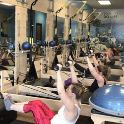 Club Pilates - Sweating in Fit Level 2 class!