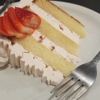 Cafe Stella - Strawberry mascarpone cake - Coffee & Tea Near Me - Norfolk, Virginia