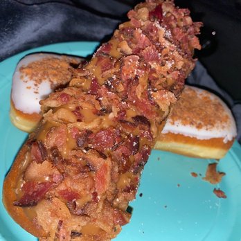Pinkbox Doughnuts - Porky and butterfinger - Donuts Near Me - Henderson, Nevada