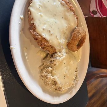 Josephine Street - Chicken Fried Steak, Mashed Potatoes, and Cream Gravy. - Steakhouses Near Me - San Antonio, Texas Josephine Street - Chicken Fried Steak, Mashed Potatoes, and Cream Gravy. - Steakhouses Near Me - San Antonio, Texas