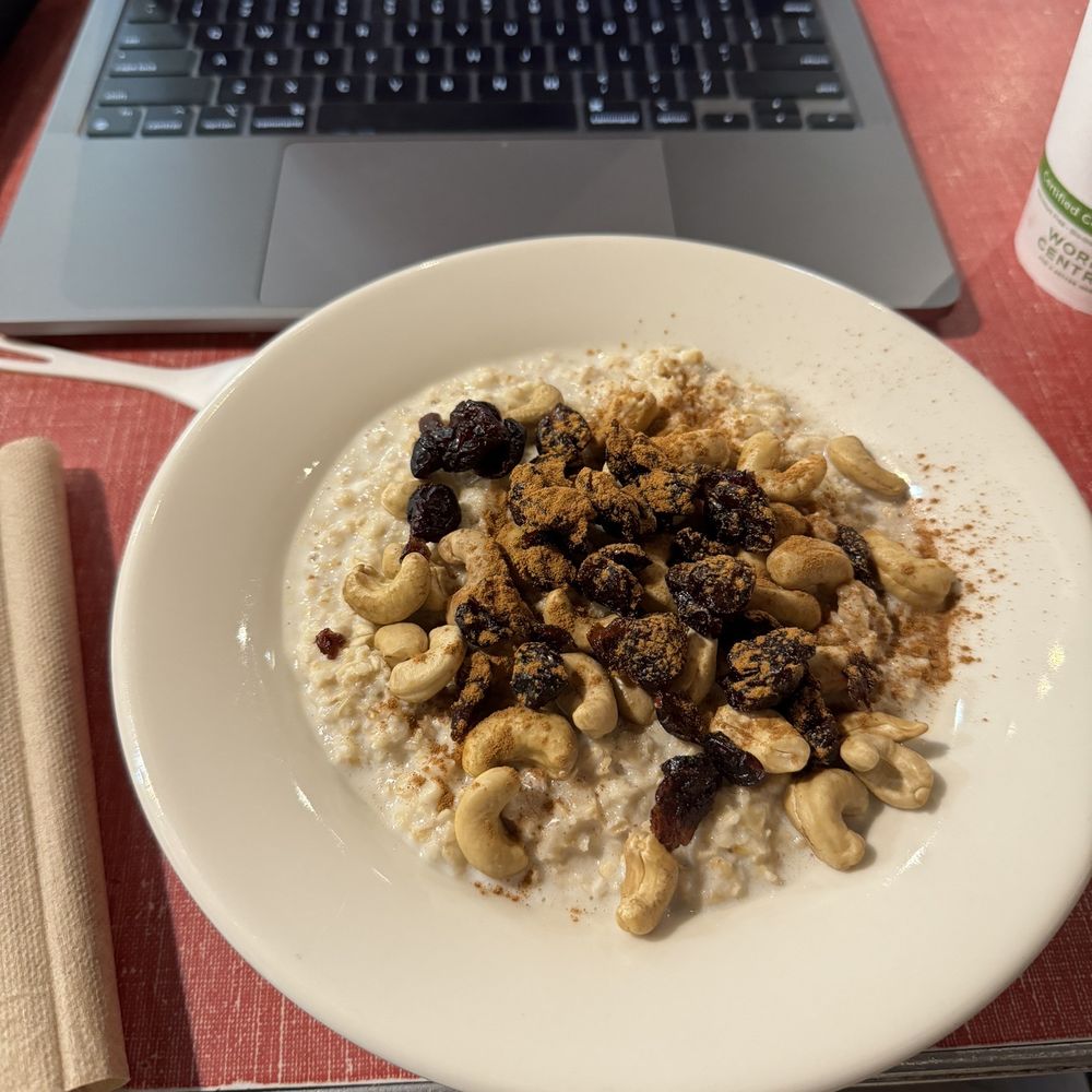 Sentient Bean - Large oatmeal - cinnamon was my add. - Coffee & Tea Near Me - Savannah, Georgia