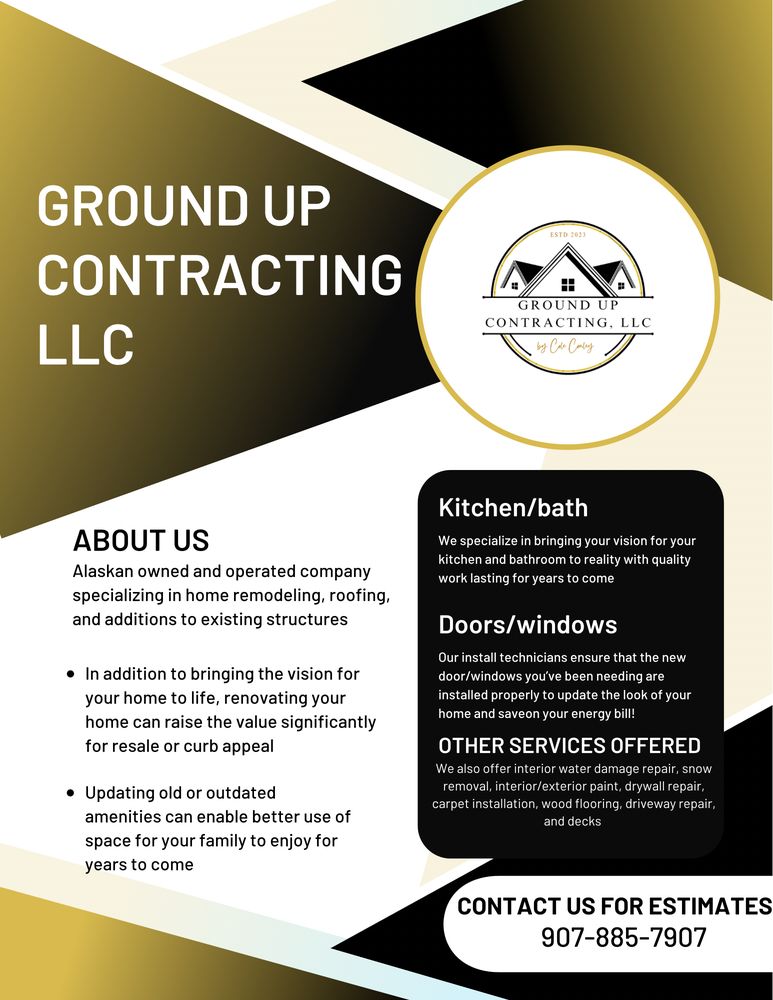 Slide of Ground Up Contracting