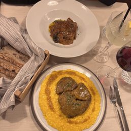 Ossobuco and lasagna Ossobuco and lasagna