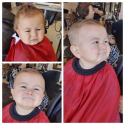 Julie's Hair Salon - Baby River! 1st haircut by Luzzy! Adorable!!!
