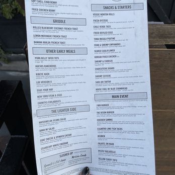 1909 - menu 11/2021 - Bars Near Me - Temecula, California