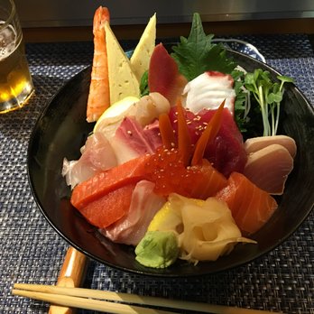 Nakagawa Japanese Restaurant - Chirashi (sashimi served over sushi rice)...super fresh and tasty! - Sushi Bars Near Me - Bothell, Washington Nakagawa Japanese Restaurant - Chirashi (sashimi served over sushi rice)...super fresh and tasty! - Sushi Bars Near Me - Bothell, Washington