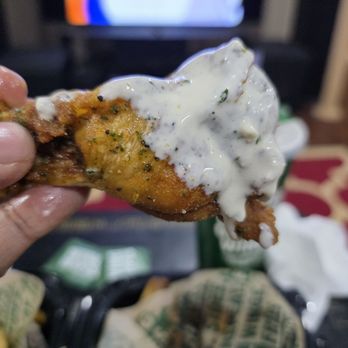Wingstop - I always get blue cheese - Chicken Wings Near Me - Hempstead, New York Wingstop - I always get blue cheese - Chicken Wings Near Me - Hempstead, New York