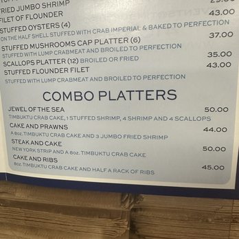 Timbuktu Restaurant And Lounge - Combo platters - Seafood Near Me - Hanover, Maryland Timbuktu Restaurant And Lounge - Combo platters - Seafood Near Me - Hanover, Maryland