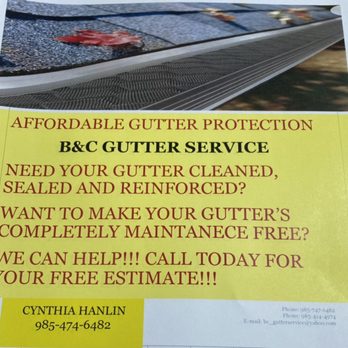 B&C Gutter Service - Gutter Services Near Me