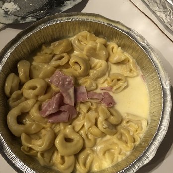 Cafe Michelina - Exactly how it arrived. No chicken and looking nothing like a $14 pasta dish I've ever been served. - Italian Near Me - Hoboken, New Jersey