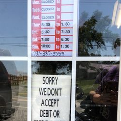 Country Diner - Hours. CASH ONLY