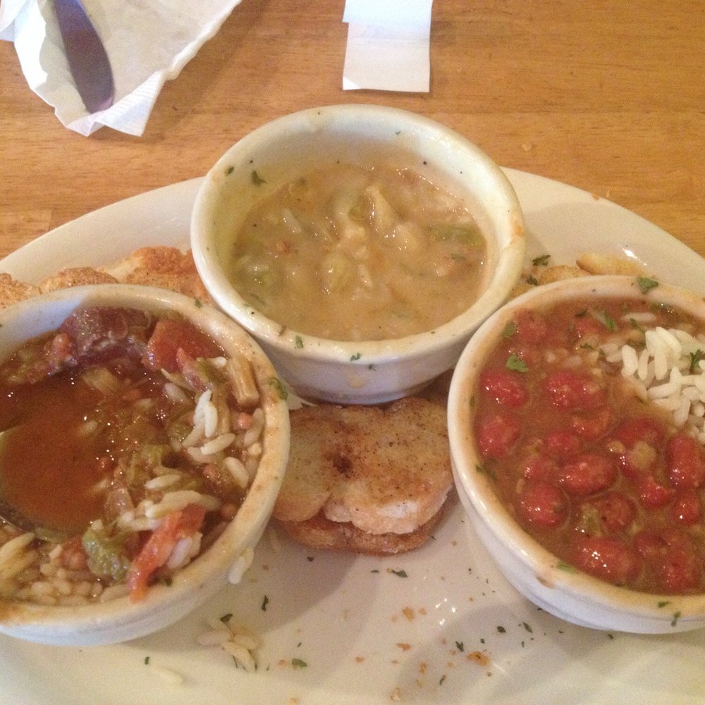 The Cajun Corner On Broad - Soup sampler - New American Near Me - Eufaula, Alabama The Cajun Corner On Broad - Soup sampler - New American Near Me - Eufaula, Alabama