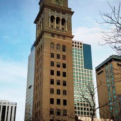 Wells Fargo Bank - The Daniels and Fisher Tower, Wells Fargo Bank and The Westin Denver Downtown 6.4 miles to the west of Denver dentist Town Center Dentistry