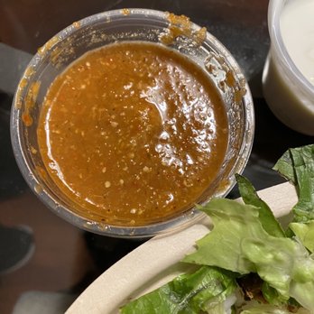 Chipotle Mexican Grill - Hot sauce that was so hot we couldn't even finish the meal. - Mexican Near Me - Hudson, Ohio