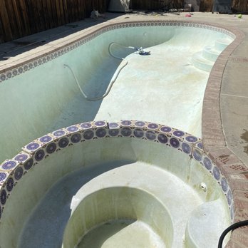 RC Pool Services - Gonza L. Pool after drain and pressure washing. RC Pool Services always take pictures. - Pool Cleaners Near Me