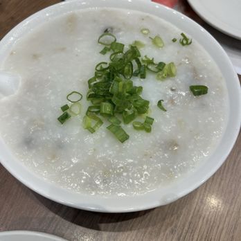 Congee Queen - B11 shredded pork and gold preserved egg congee - Chinese Near Me - Mississauga, Ontario