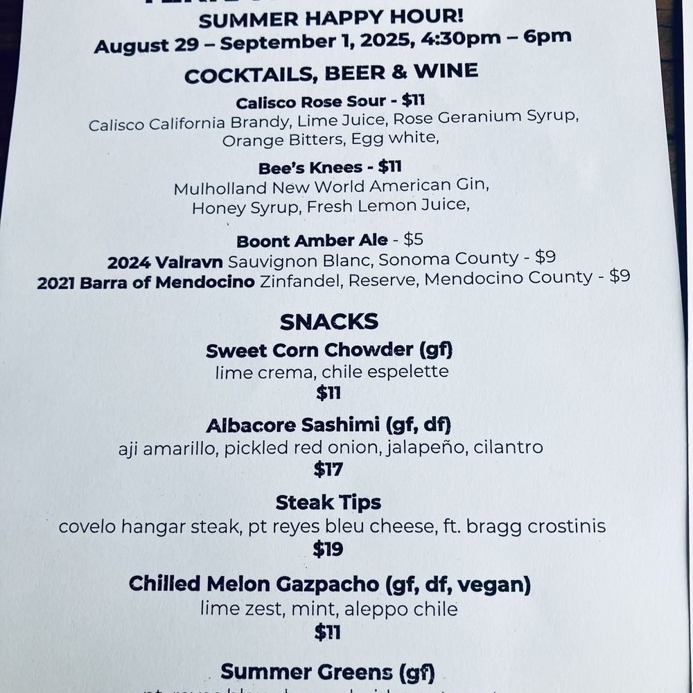 Menu Menu