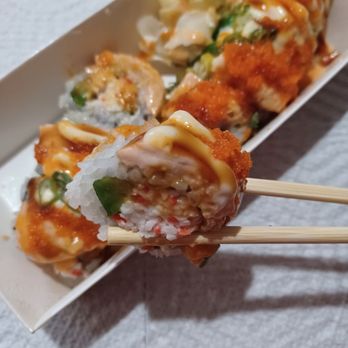 Kiku Shushi Bar - Baked sushi roll. - Sushi Bars Near Me - New Albany, Ohio