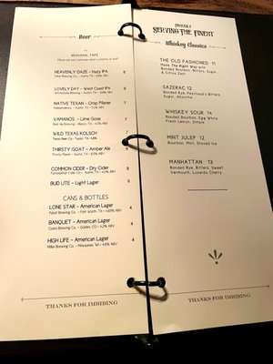 Menu photo 8 Seven Grand Austin, TX