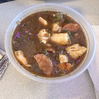 Take The Wheel Restaurant - Gumbo! Full of seafood - American Near Me - Houston, Texas Take The Wheel Restaurant - Gumbo! Full of seafood - American Near Me - Houston, Texas