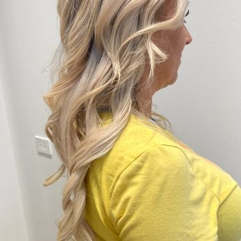 David Perez Salon - Root shadow with full highlights and hair extensions - Hair Stylists Near Me - Costa Mesa, California David Perez Salon - Root shadow with full highlights and hair extensions - Hair Stylists Near Me - Costa Mesa, California