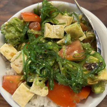RAKKAN Ramen - Folsom - Small tofu rice bowl $8. Yum! Fresh flavors, good serving size for the price. - Ramen Near Me - Folsom, California
