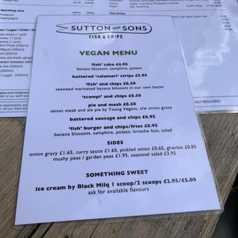 Sutton & Sons - Dedicated vegan-friendly options! - British Near Me - London, XGL Sutton & Sons - Dedicated vegan-friendly options! - British Near Me - London, XGL