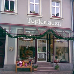 Töpferladen - Vorderansicht des Ladens