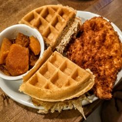 The Dream Restaurant - Chicken and Waffles at Dream Restaurant