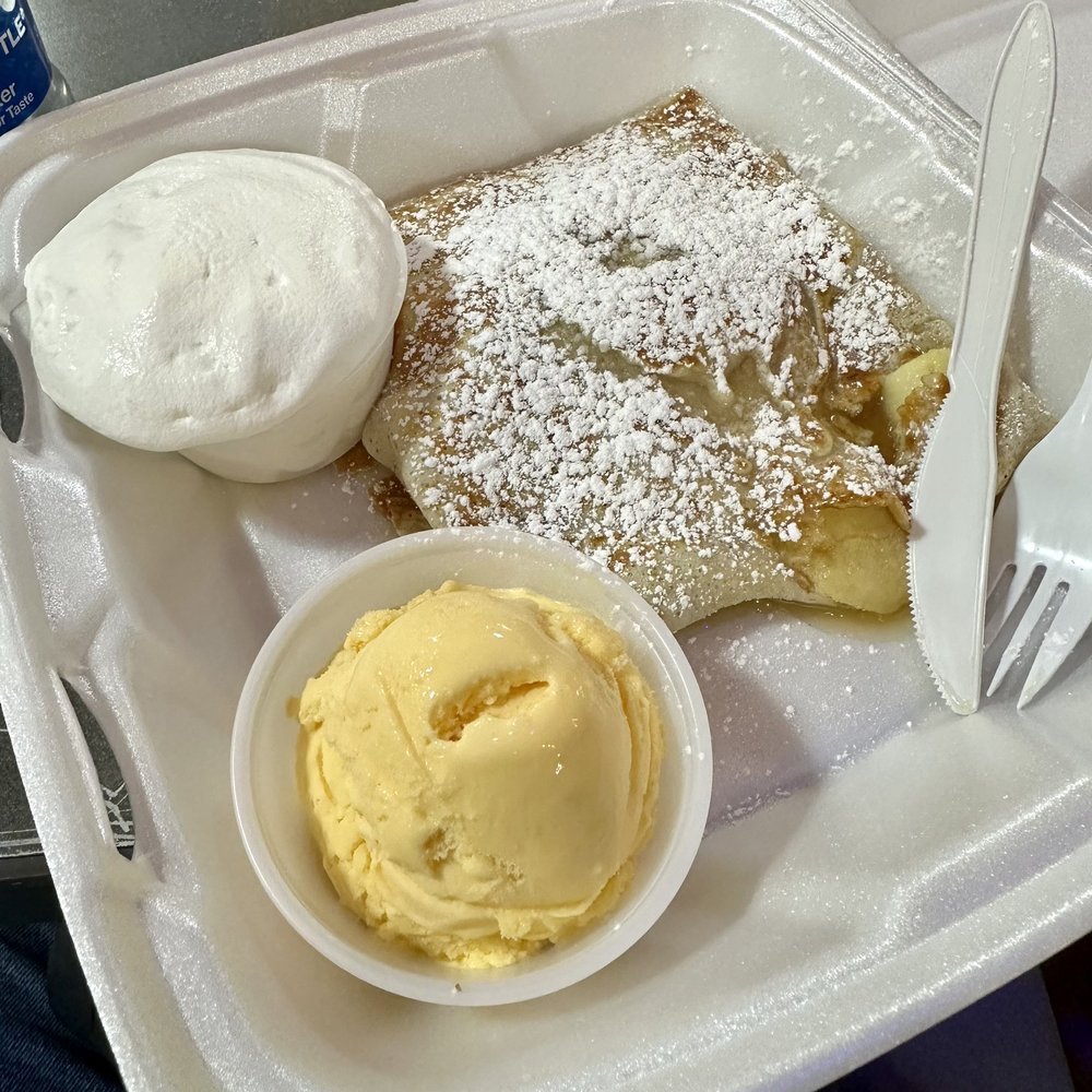 Apple crepe Apple crepe