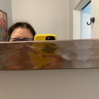 The Cranberry, Ascend Hotel Collection - Pet peeve of mine: mirrors hung by tall men who don't seem to realize that a 5'2" woman cannot see herself in a mirror hung this high - Hotels Near Me - Morgantown, West Virginia