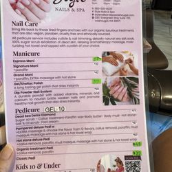 ParkLife Nail Salon And Spa - Menu