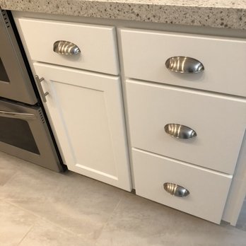Kitchen Reface Depot - Got rid of one small drawer on the right side and gave me three really deep drawers. - Kitchen & Bath Near Me - San Jose, California